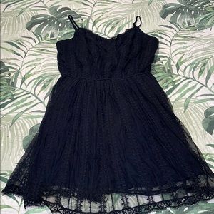 Black Lace Cami Dress
